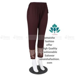 China Soft Linen Party Wear Cigare-tte C-Kat Pants Salwar for Woman Coffee