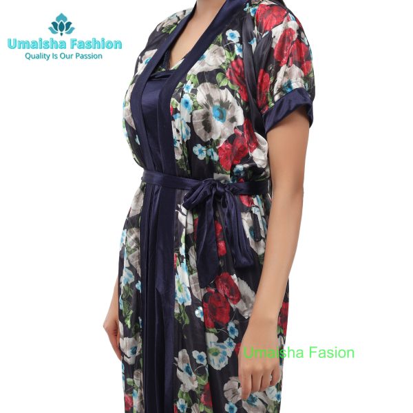 Comfortable Day And Night Wear Luxurious 2 Part Print Nightdress. - Image 6