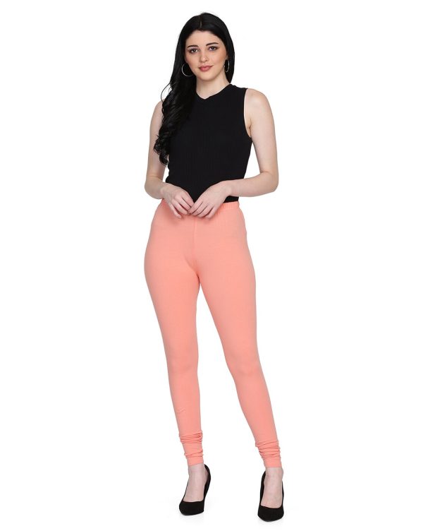 Free Size Stretchable Cotton Leggings For Woman. Bangi Color - Image 6