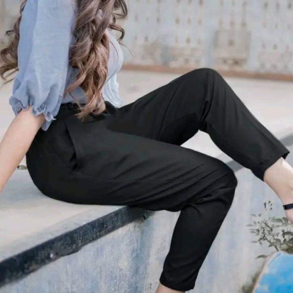 Nijeke Notun Looks Dite Western Fashion Ladies Stylish Cotton Formal Pants. - Image 2