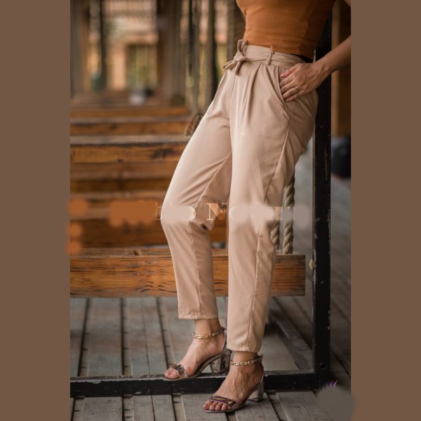 Nijeke Notun Looks Dite Western Fashion Ladies Stylish Cotton Formal Pants.