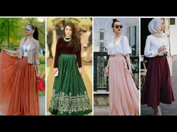 Flowy Swing Boho Floral Long Skirts For Women