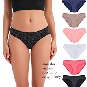 6pcs combo set soft cotton triange shape underwear panty for Ladies