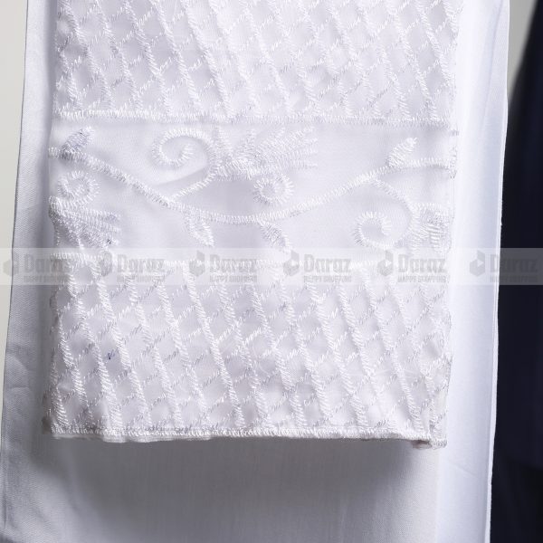 China Soft Linen Party Wear Cigare-tte C-Kat Salwar Pants for Woman. White - Image 4