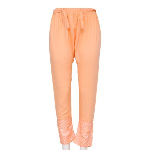 China Soft Linen Party Wear Cigare-tte C-Kat Salwar Pants for Woman. Bangi Color