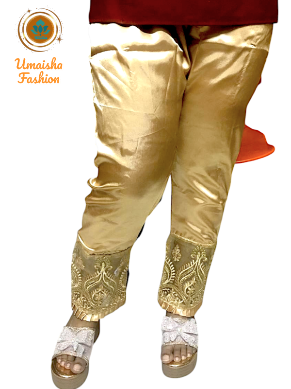 চায়না সিল্ক কাপড়ের মেয়েদের পায়জামা . - Image 2