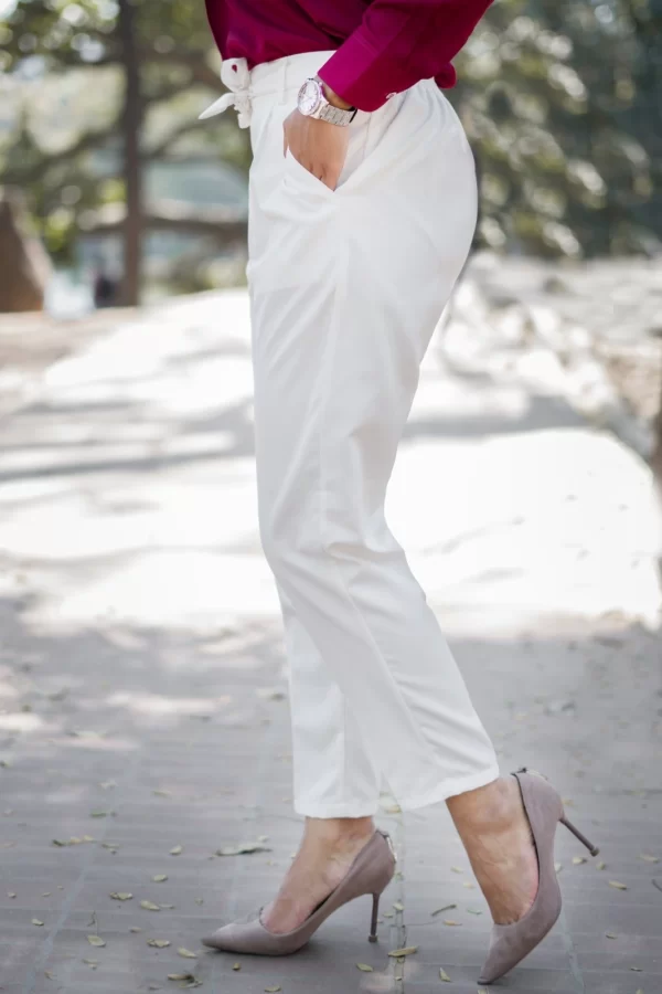 Nijeke Notun Looks Dite Western Fashion Ladies Stylish Cotton Formal Pants. - Image 7