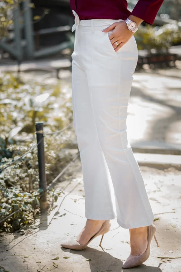 Nijeke Notun Looks Dite Western Fashion Ladies Stylish Cotton Formal Pants. - Image 6