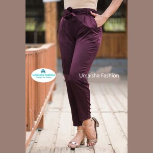 Nijeke Notun Looks Dite Western Fashion Ladies Stylish Cotton Formal Pants.