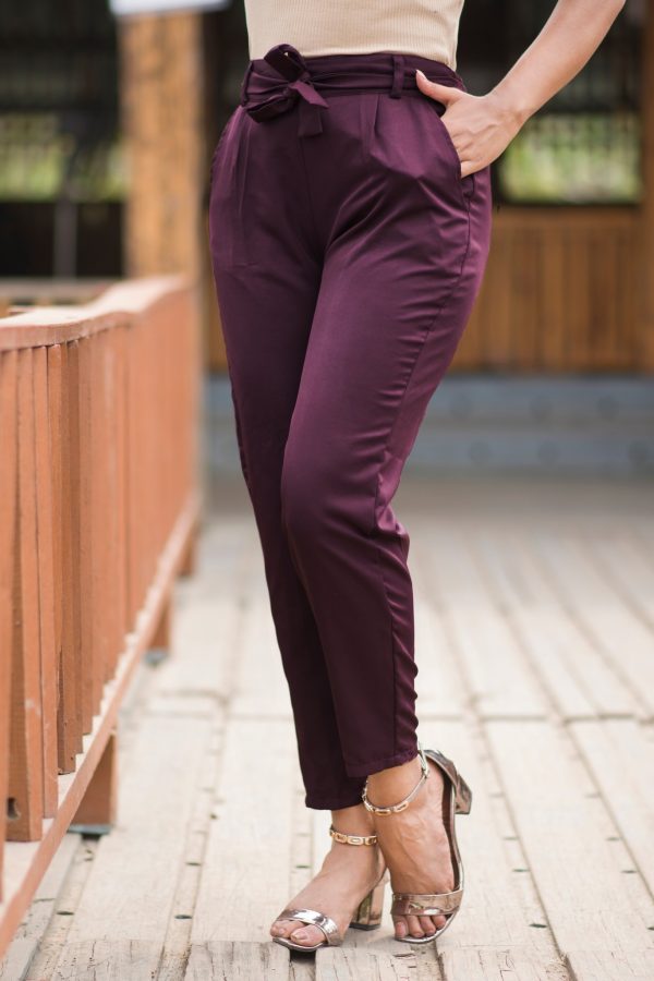 Nijeke Notun Looks Dite Western Fashion Ladies Stylish Cotton Formal Pants. - Image 5