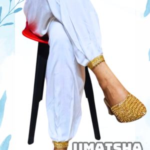 China Linen Loose Fit Woman"s Afgani Kabuli Salwar Payjama . White