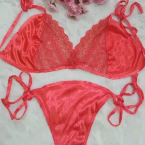 Swimsuit bikini set for woman. Red