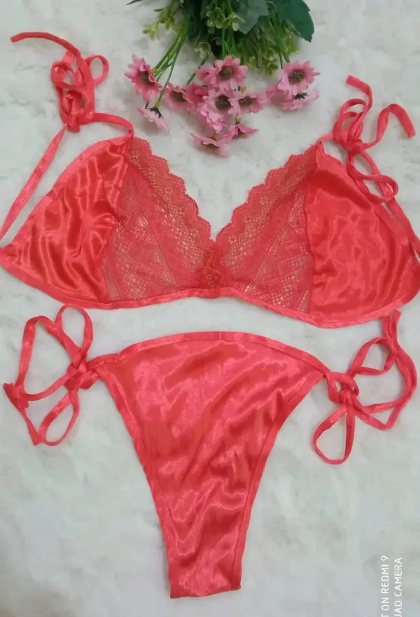 Swimsuit bikini set for woman. Red