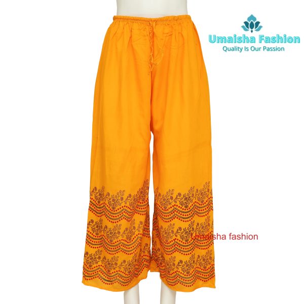 Women Print Plazzo Pants Summer Loose Casual Wear Palazzo 3pcs Combo . - Image 5