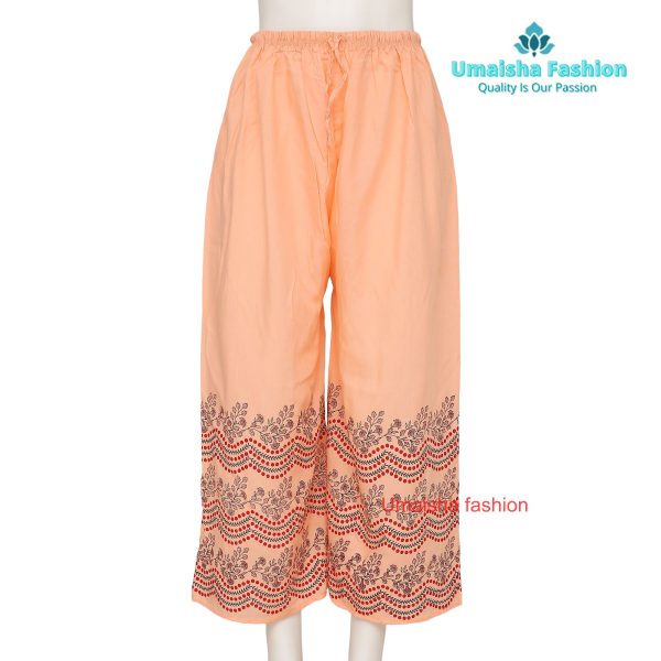Women Print Plazzo Pants Summer Loose Casual Wear Palazzo 3pcs Combo . - Image 6