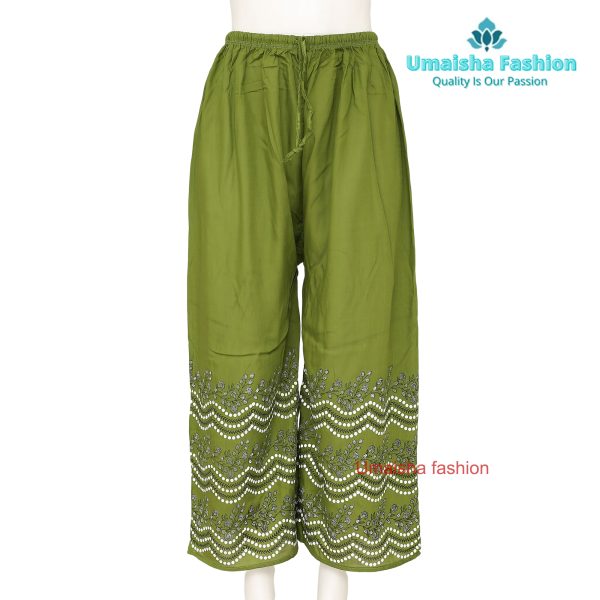 Women Print Plazzo Pants Summer Loose Casual Wear Palazzo 3pcs Combo . - Image 15