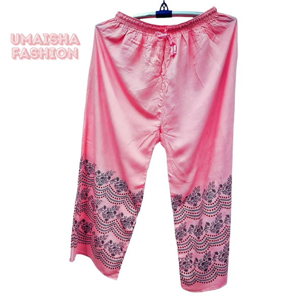 Women Print Plazzo Pants Summer Loose Casual Wear Palazzo 3pcs Combo . - Image 11