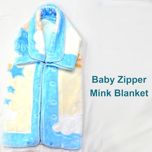 Baby Sleeping Blanket With Zipper For Boys and Girls- Unisex Baby Sack, 0-12 months .dimension- 80cm to 90cm - Image 3