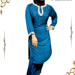 Stone work dubai cherry salwar kamiz . dark blue