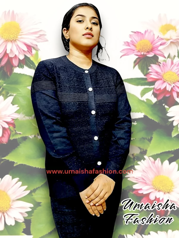 Stylish comfortable and warm sweater for woman.pbd Black