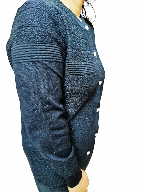 Stylish comfortable and warm sweater for woman.pbd Black - Image 2
