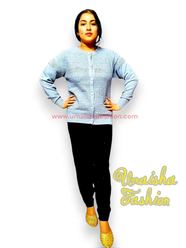 Stylish comfortable and warm sweater for woman.pbd Ash - Image 2