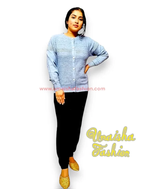 Stylish comfortable and warm sweater for woman.pbd Ash - Image 3