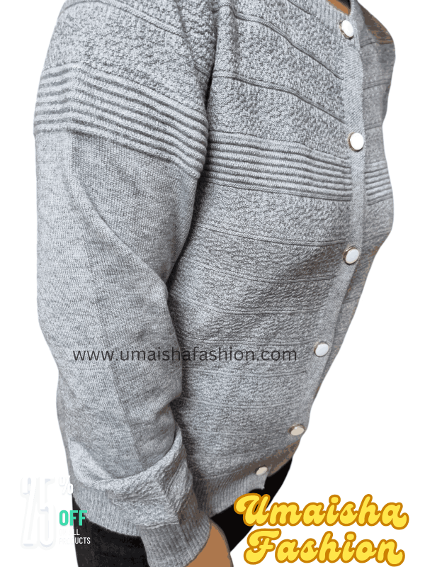 Stylish comfortable and warm sweater for woman.pbd Ash - Image 4