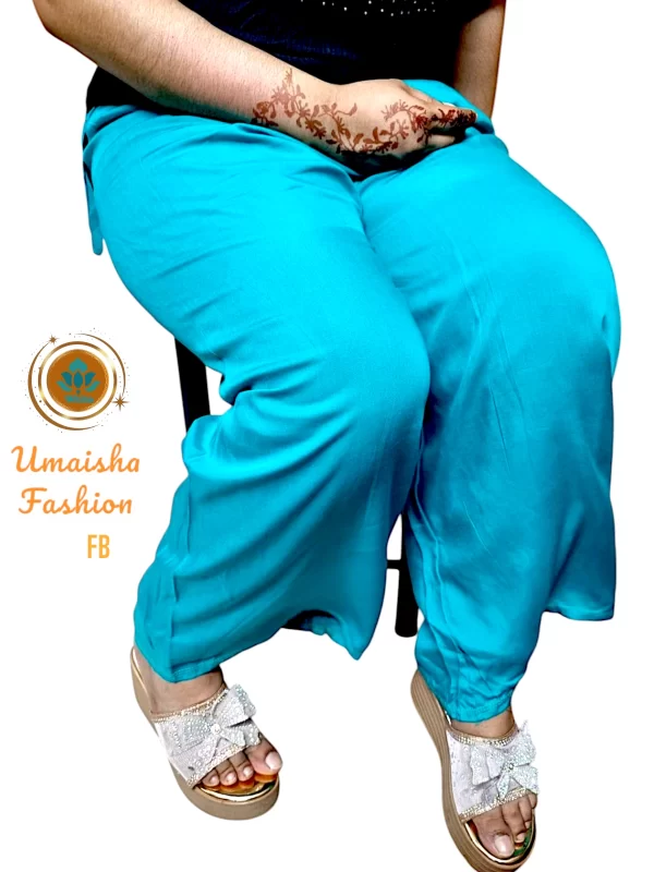 Regular Wear Comfortable Solid Color Palazzo for Woman