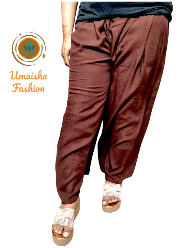Regular Wear Comfortable Solid Color Palazzo for Woman. - Image 4