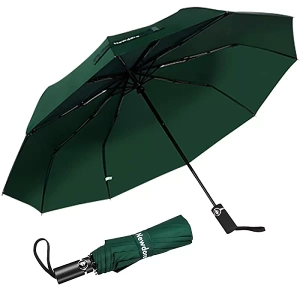 BMW Motorsport Automatic Three Folding 10 Ribs UV Block Layer Windproof Dual Sunny and Rainy Umbrella . - Image 5