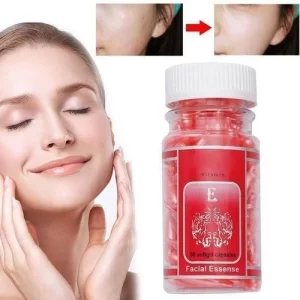 CSK Aloevera & Vitamin E Facial Oil Soft Gel Capsule 90 pcs .