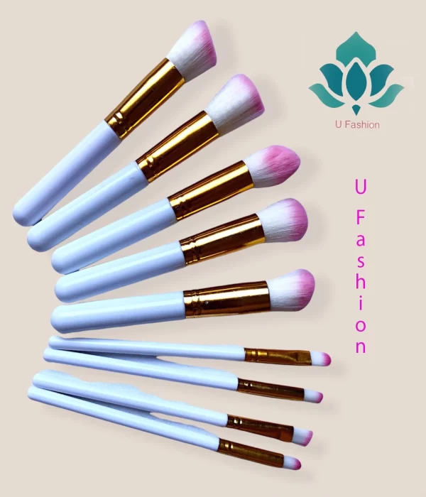 Kabuki Professional Makeup Brush Set - 10 pcs . - Image 4