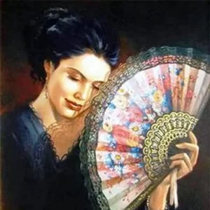 Stylist Party Folding Hand Fans Hand Fan/Haat Pakha.