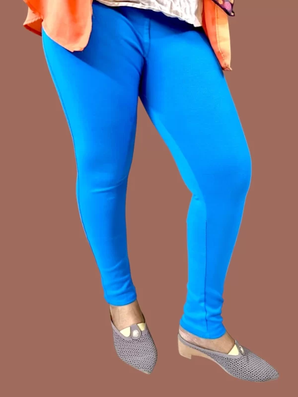 Slim Fit Soft Cotton Stretchy Jeggings Export Quality Jeggings For Woman . - Image 3