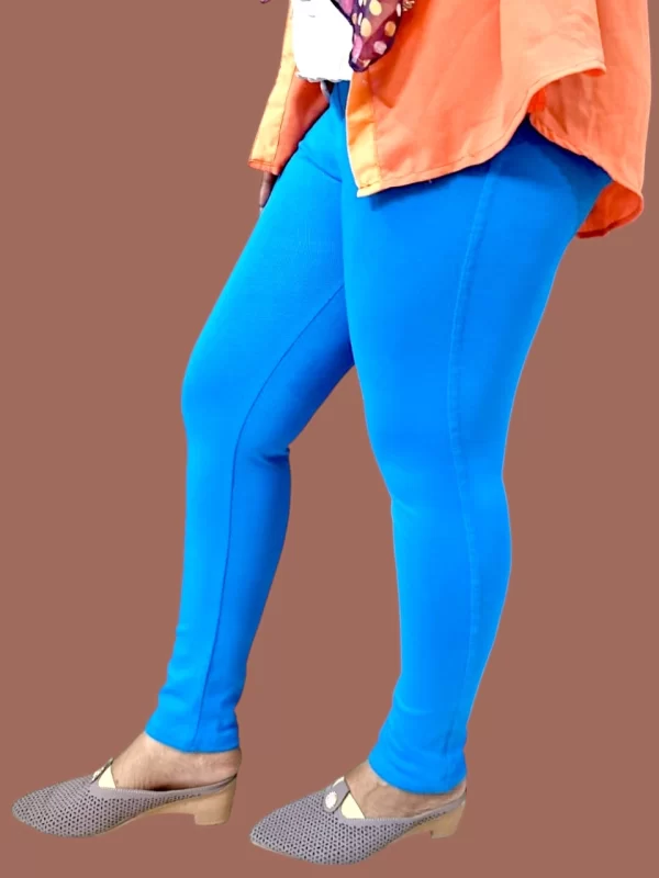 Slim Fit Soft Cotton Stretchy Jeggings Export Quality Jeggings For Woman .