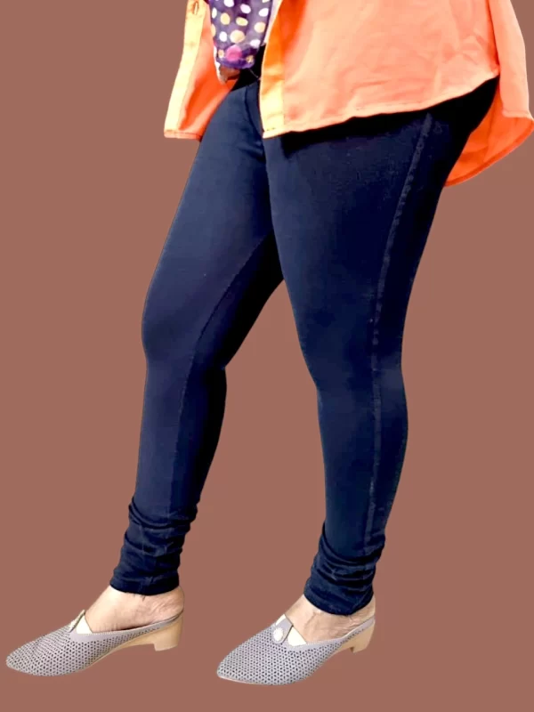 Slim Fit Soft Cotton Stretchy Jeggings Export Quality Jeggings For Woman . - Image 5
