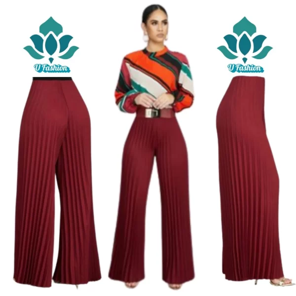 Soft & Stretchable China Linen Palazzo For Women .