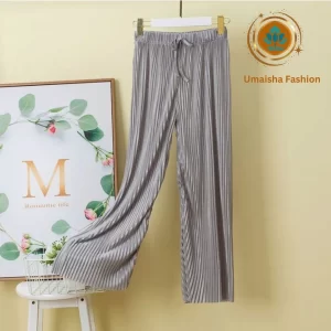 Soft & Stretchable China Linen Palazzo For Women .