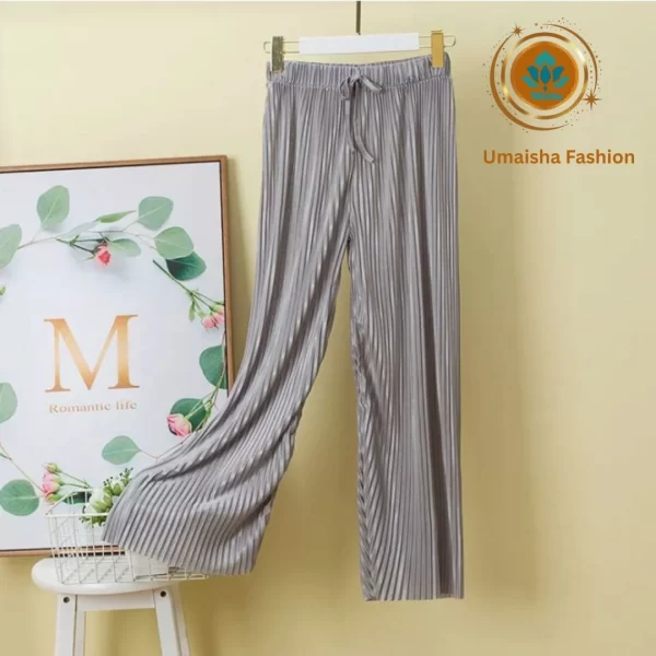 Soft & Stretchable China Linen Palazzo For Women .